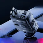 105W Retractable 4-in-1 Car Charger with Built-in Type-C & Lightning Cables | Fast Charging, Voltage Display - Image 7