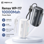 Remax WP-117 10000mAh Power Bank | 22.5W Fast Charging Mini Powerbank