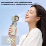 X-11 Foldable Semiconductor Cooling Fan | 3600mAh Battery | 199-Speed | Type-C | Portable Handheld Mini Fan - Image 4