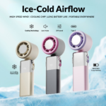 X-11 Foldable Semiconductor Cooling Fan | 3600mAh Battery | 199-Speed | Type-C | Portable Handheld Mini Fan - Image 2