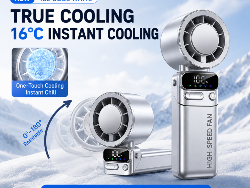 FJ011 Ice Compress Turbo Fan | 6000Mah Rechargeable Battery