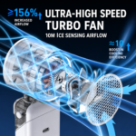 FJ011 Ice Compress Turbo Fan | 6000Mah Rechargeable Battery - Image 4