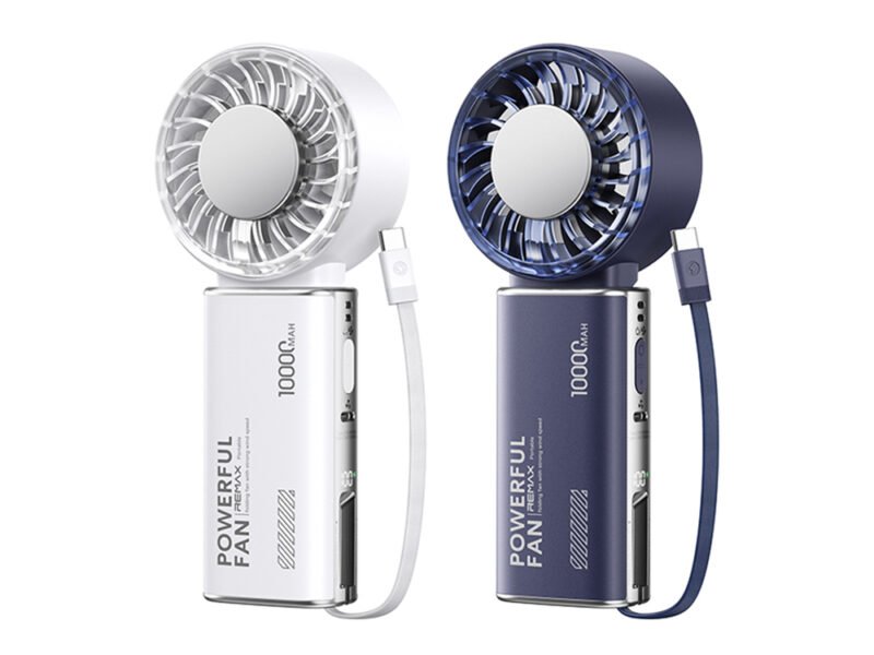Remax RS-SF28  2-in-1 Handheld Fan+ Power Bank | 10000mAh