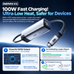 REMAX FC-22 100W 20000mAh Power Bank with Built-in Type-C Telescopic Cable - Image 4