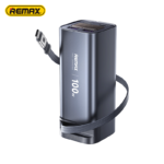 REMAX FC-22 100W 20000mAh Power Bank with Built-in Type-C Telescopic Cable