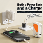 REMAX CP-2 20000mAh 22.5W Fast Charging Power Bank with AC Plug & 15W Magnetic Wireless Charging - Image 3