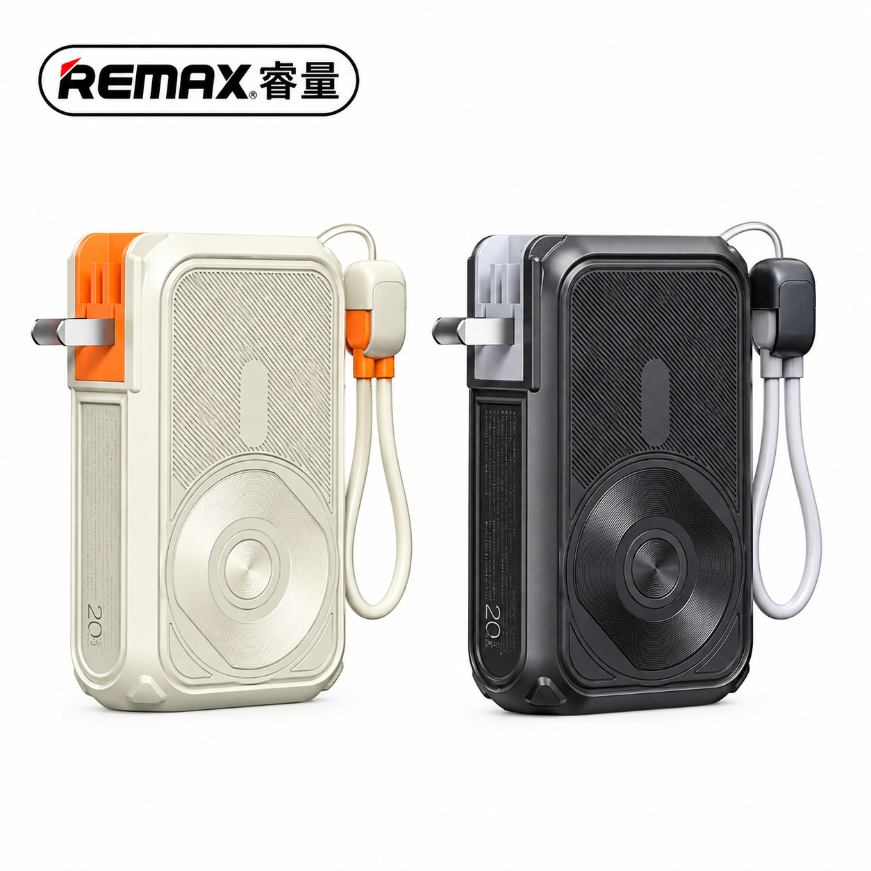 REMAX Rugged Magnetic Power Banks REMAX CP-2 20000mAh 22.5W Fast Charging Power Bank with AC Plug & 15W Magnetic Wireless Charging - Image 1